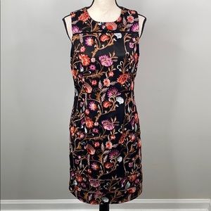 White House Black Market floral sheath dress - M
